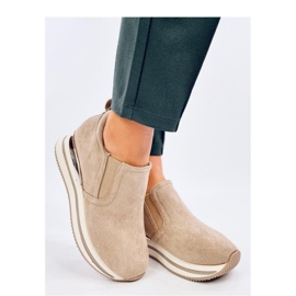 Boty na skrytém klínku Boult Beige - Inello béžový 1 Boty na skrytém klínku Boult Beige - Inello béžový 1