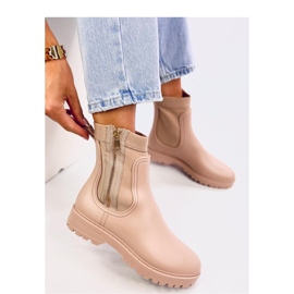 Dámské Chelsea boots Below Beige - Inello béžový 1 Dámské Chelsea boots Below Beige - Inello béžový 1