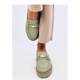 Nivetti Green platformové mokasíny - Inello zelená 4