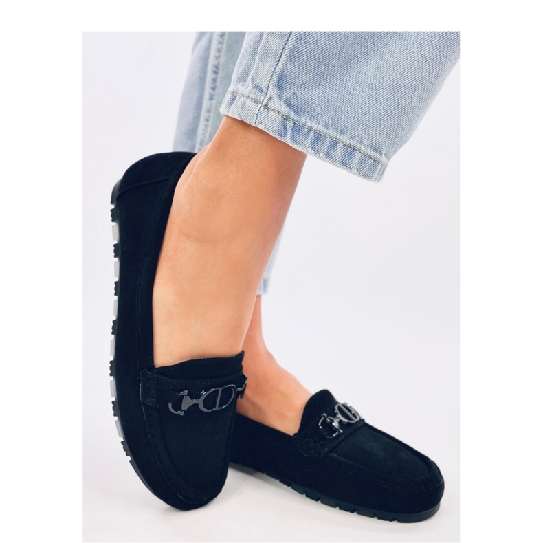 Dámské semišové mokasíny Trabei Black - Inello černá 1