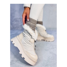 Sněhule Tavaris Béžové s kožíškem - Inello béžový 2