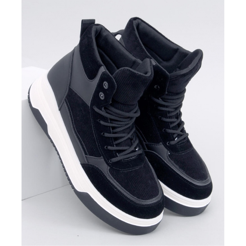 Vysoké tenisky Riess Black - Inello černý 1