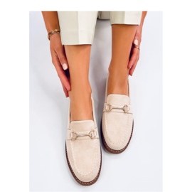 Dámské semišové mokasíny States Beige - Inello béžový 1