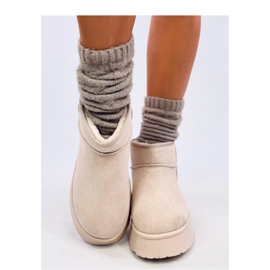 Rodmans Beige - krátké boty na platformě Inello béžový 2