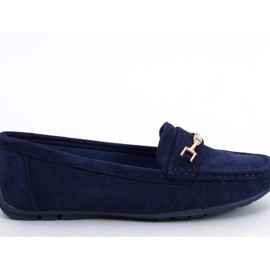 Dámské semišové mokasíny Sourd Navy - Inello 1