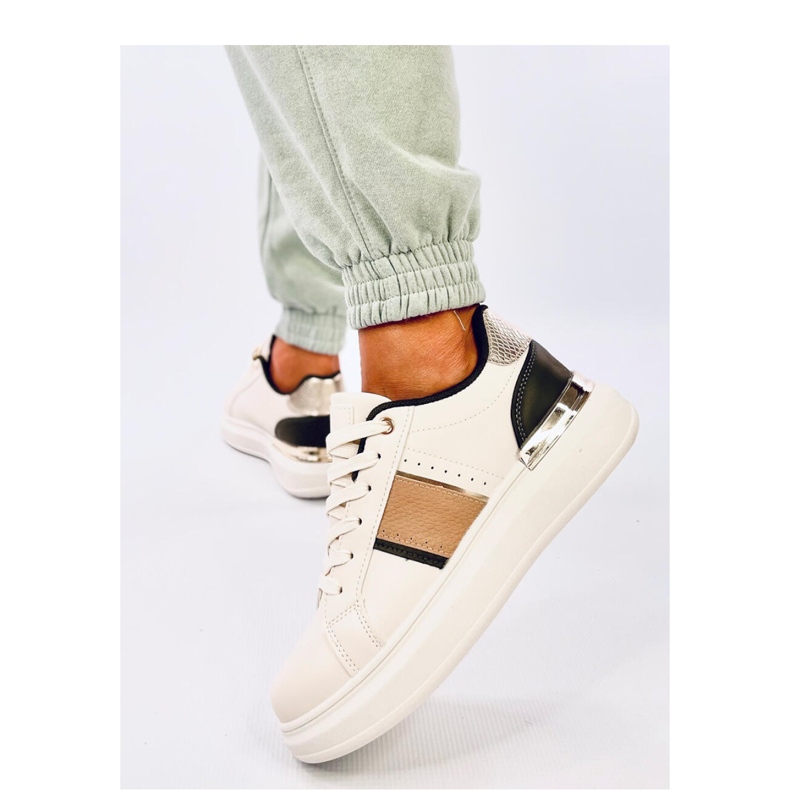 Holms Green tenisky na platformě - Inello béžový 1