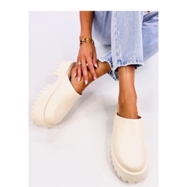 Sandál Ernest Beige pěnové dřeváky - Inello béžový 2