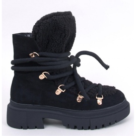 Shea Černé sněhule z ovčí kůže - Inello černá 1