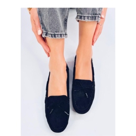 Semišové mokasíny Wards Black - Inello černá 1