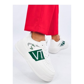 Sterry White Green tenisky na platformě - Inello zelený 1