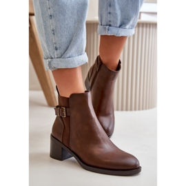 Step in style Boty Model Nevillira DA110 Brown - Krok ve stylu hnědý 1
