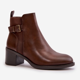 Step in style Boty Model Nevillira DA110 Brown - Krok ve stylu hnědý 2