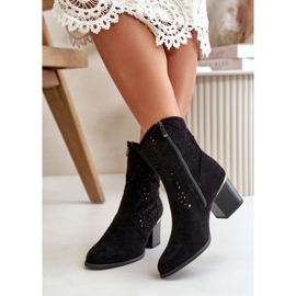 Step in style Boty Model Sevana NS526P Black - Krok ve velkém stylu černý 1