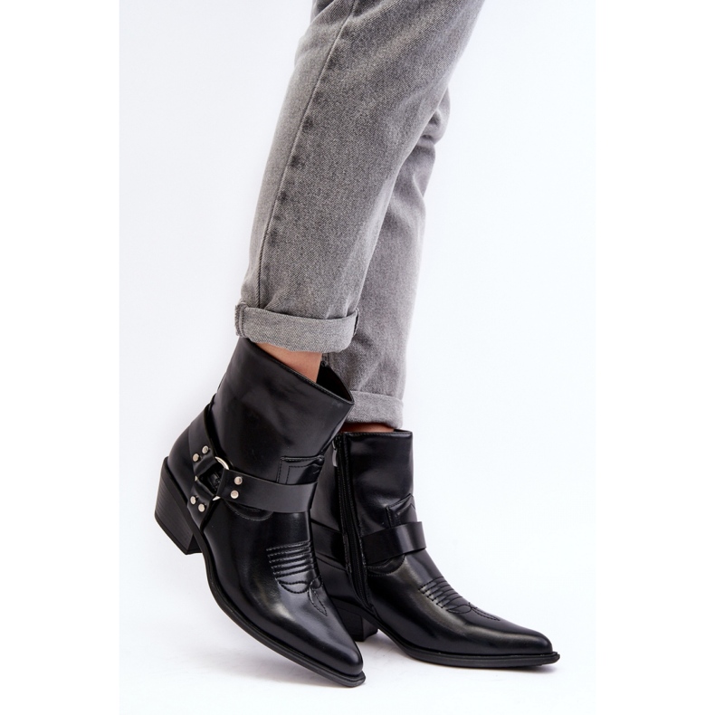 Step in style Boty Model Venosa 9369 Black - Krok ve stylu černý 1