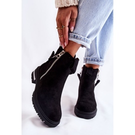 Step in style Boty Model Calvaro NC1279 Black - Krok ve velkém stylu černá 1