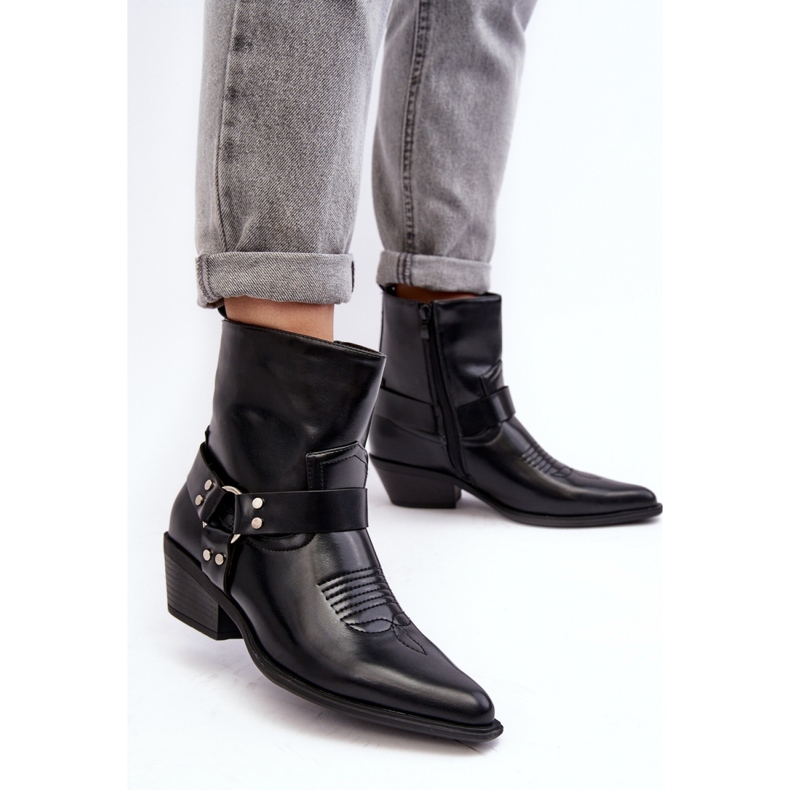 Step in style Boty Model Venosa 9369 Black - Krok ve stylu černý 2