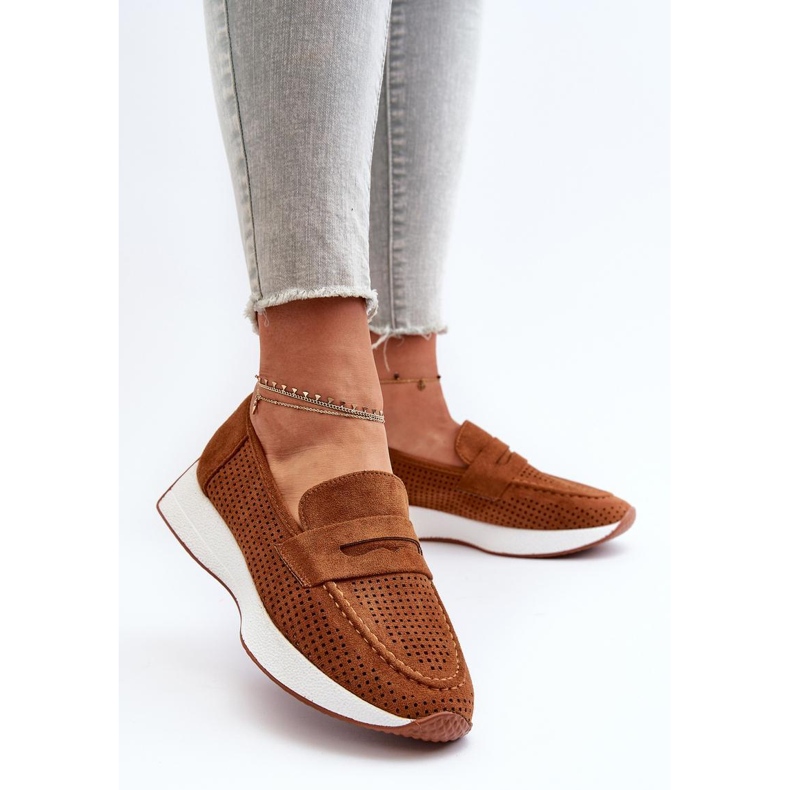 Step in style Mokasíny Model Inesqua 22-325 Camel - Krok ve velkém stylu hnědý 1