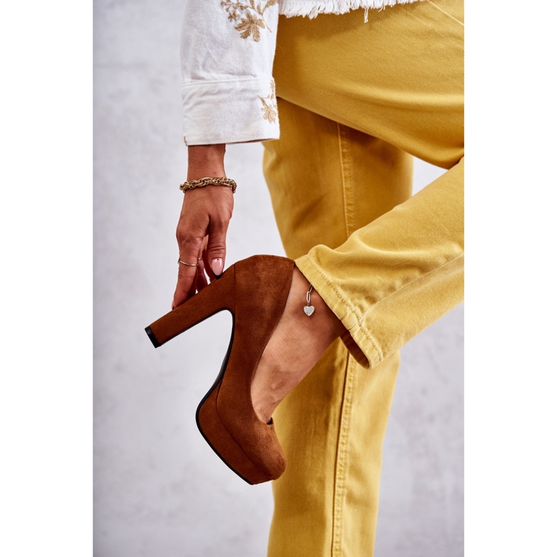 Step in style Lodičky Model Soro M115 Camel Suede - Krok ve velkém stylu hnědý 2