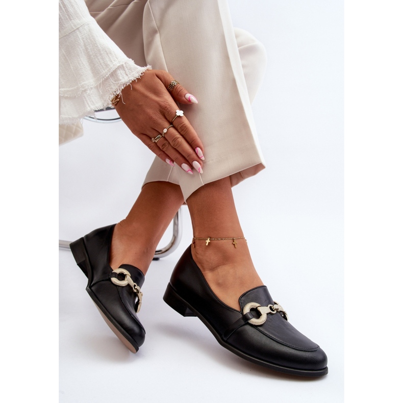 Step in style Mokasíny Model Zazoo 2880/001 Black - Krok ve stylu černý 1