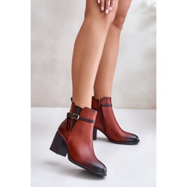 Step in style Boty Model Zinithia ASA250-2 Brown - Krok ve velkém stylu hnědý 1