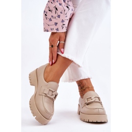 Step in style Boty Model Loafers Rayhan 20089 Béžová - Krok ve stylu béžový 1
