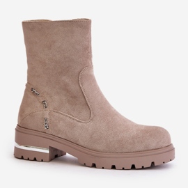 Step in style Boty Model Narilie LG866 Beige - Krok ve velkém stylu béžový 2