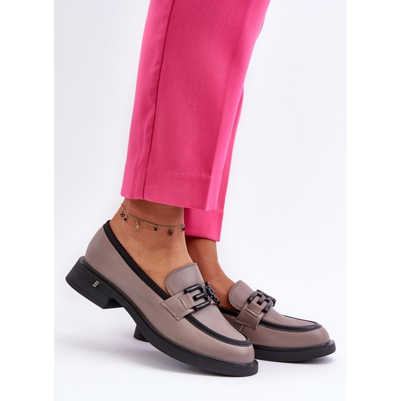 Step in style Mokasíny Model Triana 63501 Tmavě béžová - Krok ve stylu šedá 1