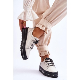 Step in style Sportovní obuv Model S.Barski LR592B Béžová - Krok ve stylu béžový 1