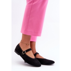 Step in style Balerínky Model Anlofi T612P Black - Stylový krok černý 1