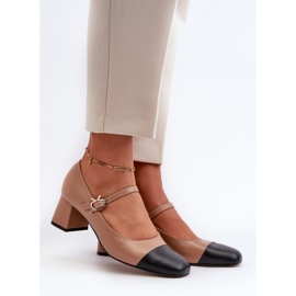 Step in style Lodičky Model Laura Messi 2846 Hnědá - Krok ve velkém stylu hnědý 1