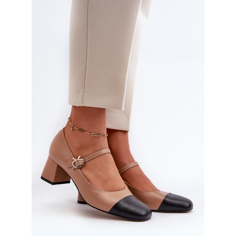 Step in style Lodičky Model Laura Messi 2846 Hnědá - Krok ve velkém stylu hnědý 1