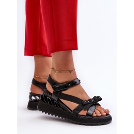 Step in style Sandály Model Da CR956 Black - Krok ve velkém stylu černý 1