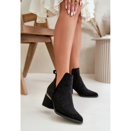 Step in style Boty Model Fararia 0-523 Black - Stylový krok černý 1