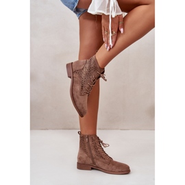 Step in style Boty Model S.Barski HY66-136 Hnědá - Krok ve stylu hnědý 1