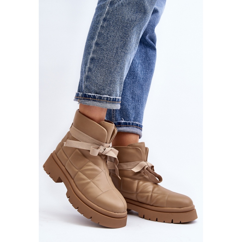 Step in style Boty Model Bizzanti NS307 Khaki - Krok ve velkém stylu béžový 1