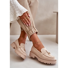 Step in style Mokasíny Model Verindalle 77-533 Světle béžová - Krok ve stylu béžový 2