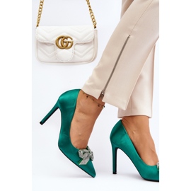 Step in style Vysoké podpatky Model Fairine 9563 Green - Krok ve velkém stylu zelená 2