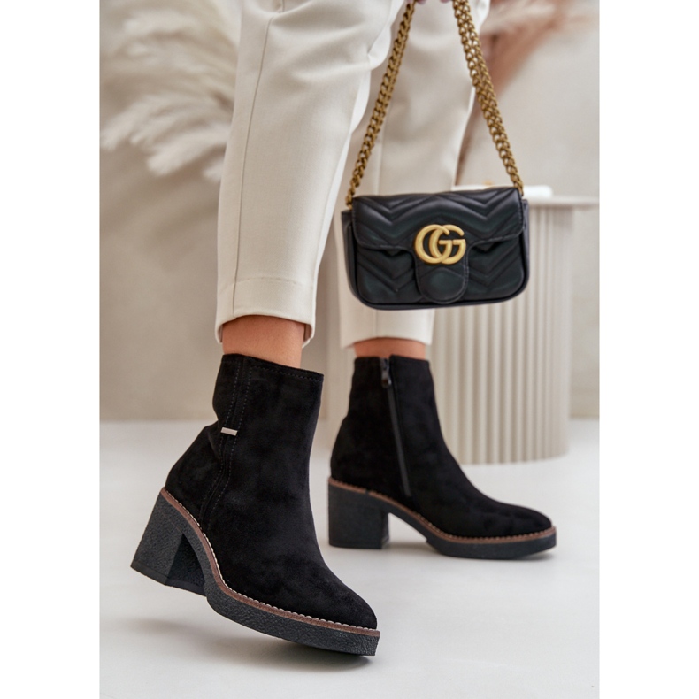 Step in style Boty Model Arkesia KE219 Black - Krok ve stylu černá 1