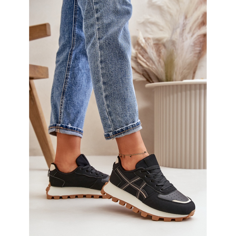 Step in style Sportovní boty Model Mialunae YH30 Black - Krok ve stylu černý 1