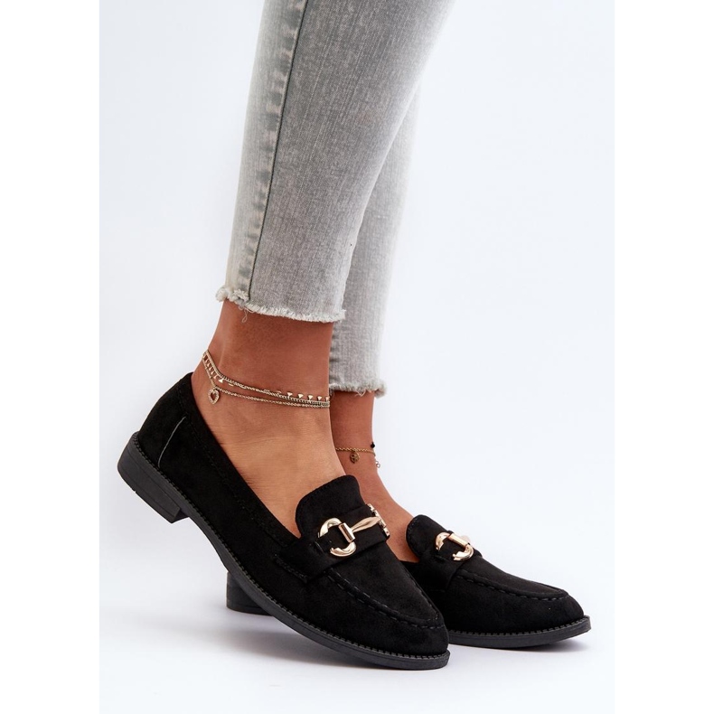 Step in style Mokasíny Model Aviole 8336-78 Black - Krok ve velkém stylu černá 1