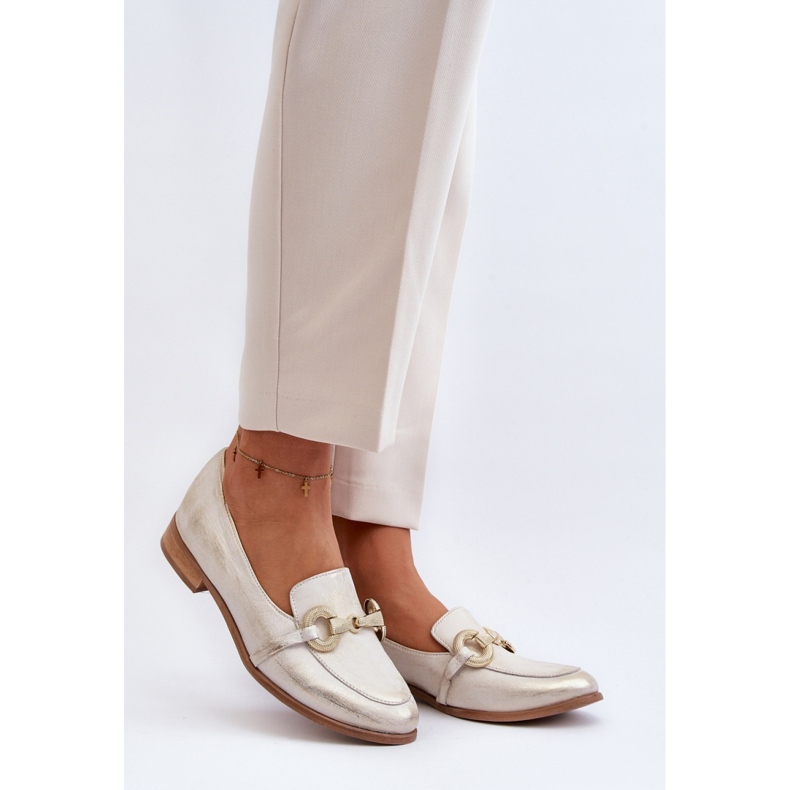 Step in style Mokasíny Model Zazoo 2880/004 Gold - Krok ve stylu žlutá 1