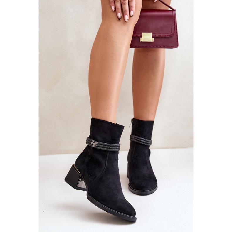 Step in style Model Da MR880-027 Černé kozačky - Krok ve stylu černá 1