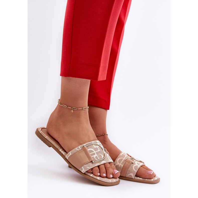 Step in style Sandálové žabky Model Taleci 1826 Beige - Krok ve velkém stylu béžový 1