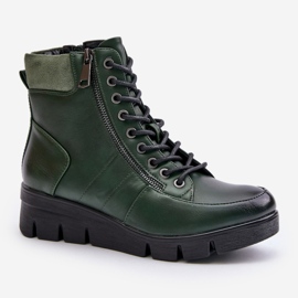 Step in style Boty Model Savindria RMR23109A-2 Green - Krok ve velkém stylu zelená 2