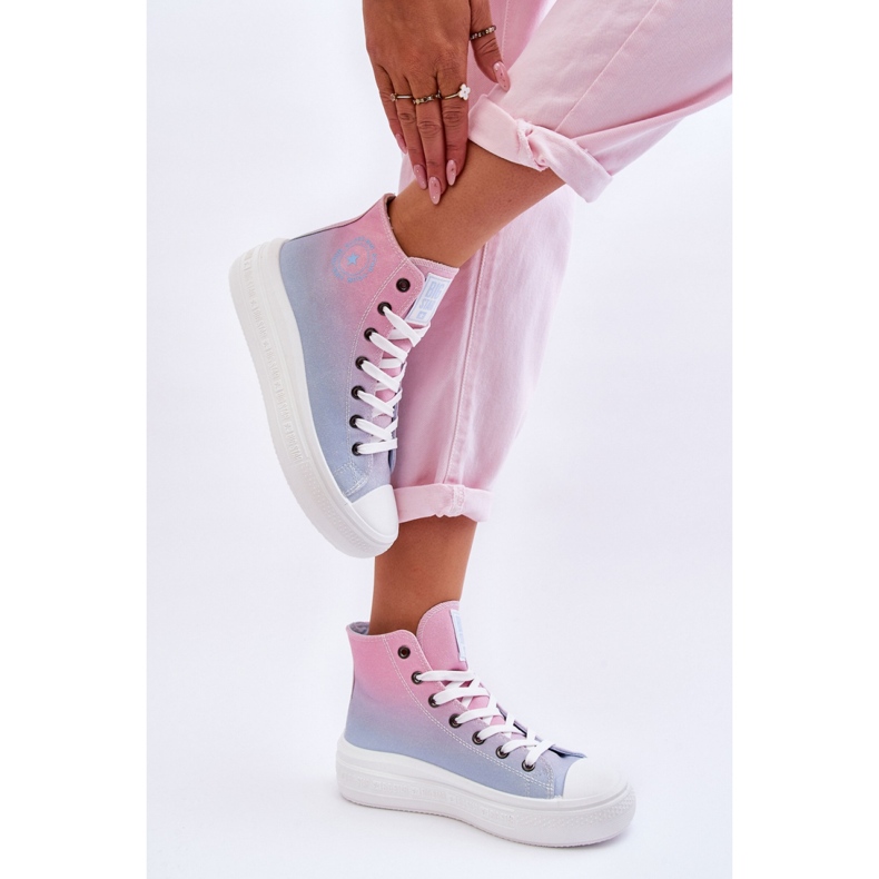 Step in style Tenisky Model Big Star LL274A191 Pink/Blue - Krok ve stylu vícebarevný 1 Step in style Tenisky Model Big Star LL274A191 Pink/Blue - Krok ve stylu vícebarevný 1