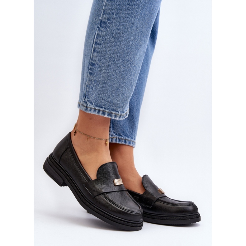 Step in style Mokasíny Model Zazoo 20165 Black - Krok ve velkém stylu černý 1