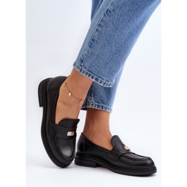 Step in style Mokasíny Model Zazoo 20165 Black - Krok ve velkém stylu černý 2