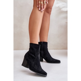 Step in style Boty Model Arabelline C-181 Black - Krok ve velkém stylu černý 1