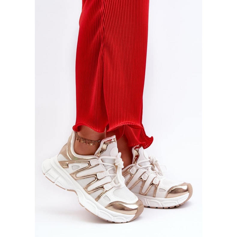 Step in style Sportovní obuv Model Ahmani NB633P White/Gold - Krok ve stylu bílý 1