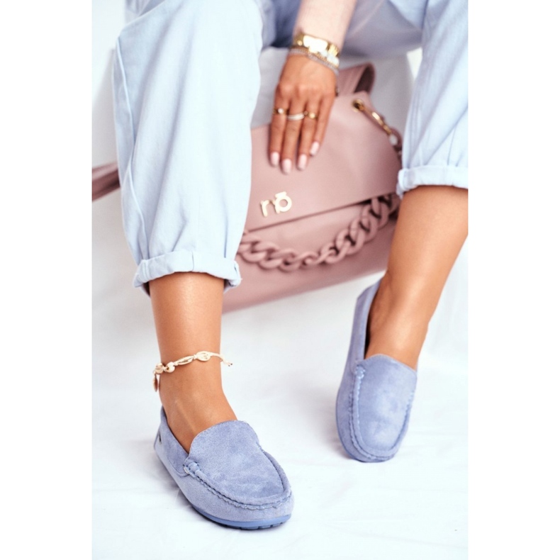 Step in style Mokasíny Model Morreno 20PB26-2190 Modré - Krok ve stylu modrý 1